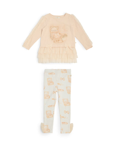 Caramelo Kids AW25 Jewellery Box Legging Set Mink 3498116