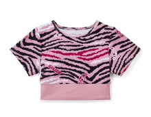 Load image into Gallery viewer, Bonini AW25 Printed Sports Top 307 Peony Pink Energy