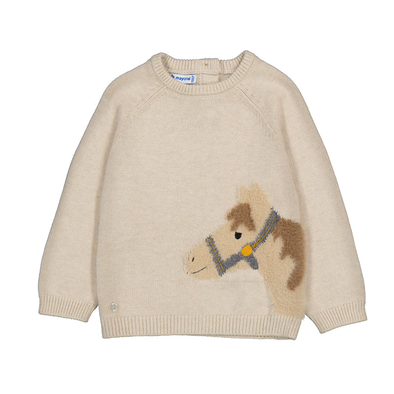 Mayoral AW25 Animal Jumper 2345 Oat