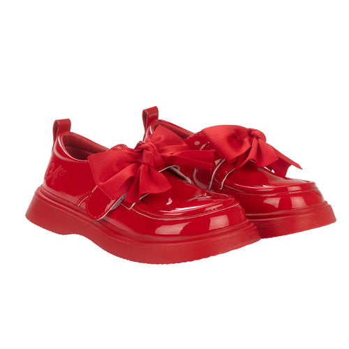 ADee AW24 Bow Shoe 102 MARY BOW RED