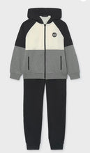 Load image into Gallery viewer, Mayoral AW26  Junior Tracksuit with print on the back 7856 Black