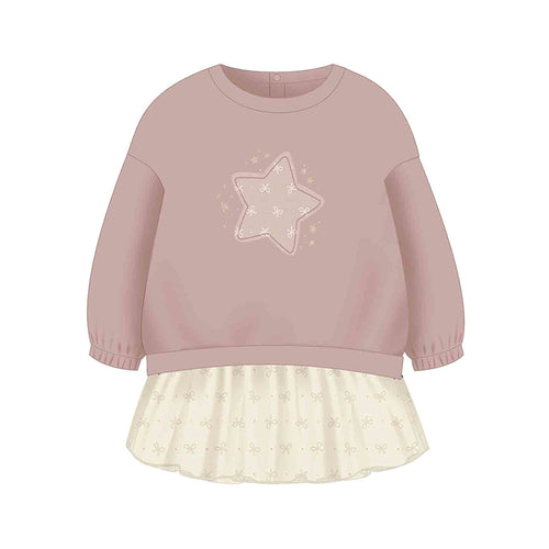 Mayoral AW25 Girl VOILE Dress 2912 Crystal