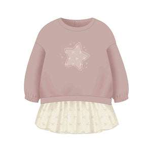 Mayoral AW25 Girl VOILE Dress 2912 Crystal