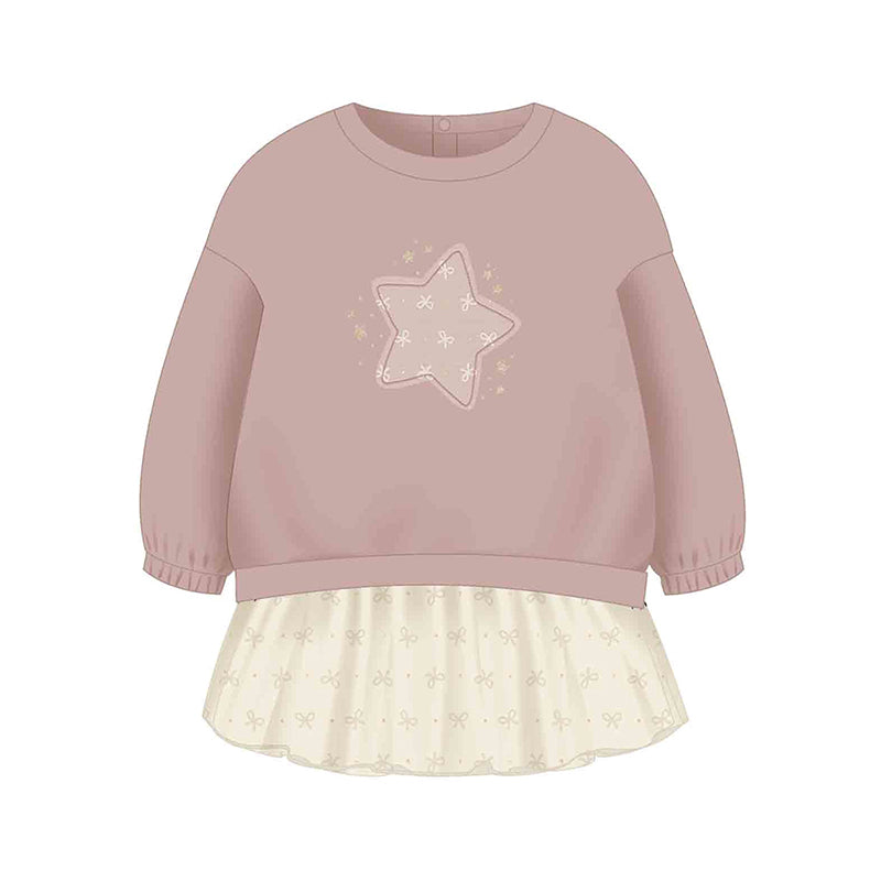 Mayoral AW25 Girl VOILE Dress 2912 Crystal