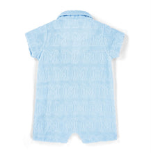 Load image into Gallery viewer, Mini Mitch SS26 Nicholas Towelling Romper 007 Miami Mint