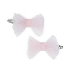 Load image into Gallery viewer, Little A AW25 Tulle Bow Hair Clips Kaylee 315 Pink Fairy
