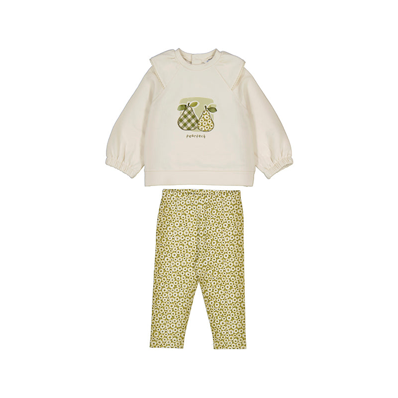 Mayoral AW25 Pullover and Legging Set 2741 Oil