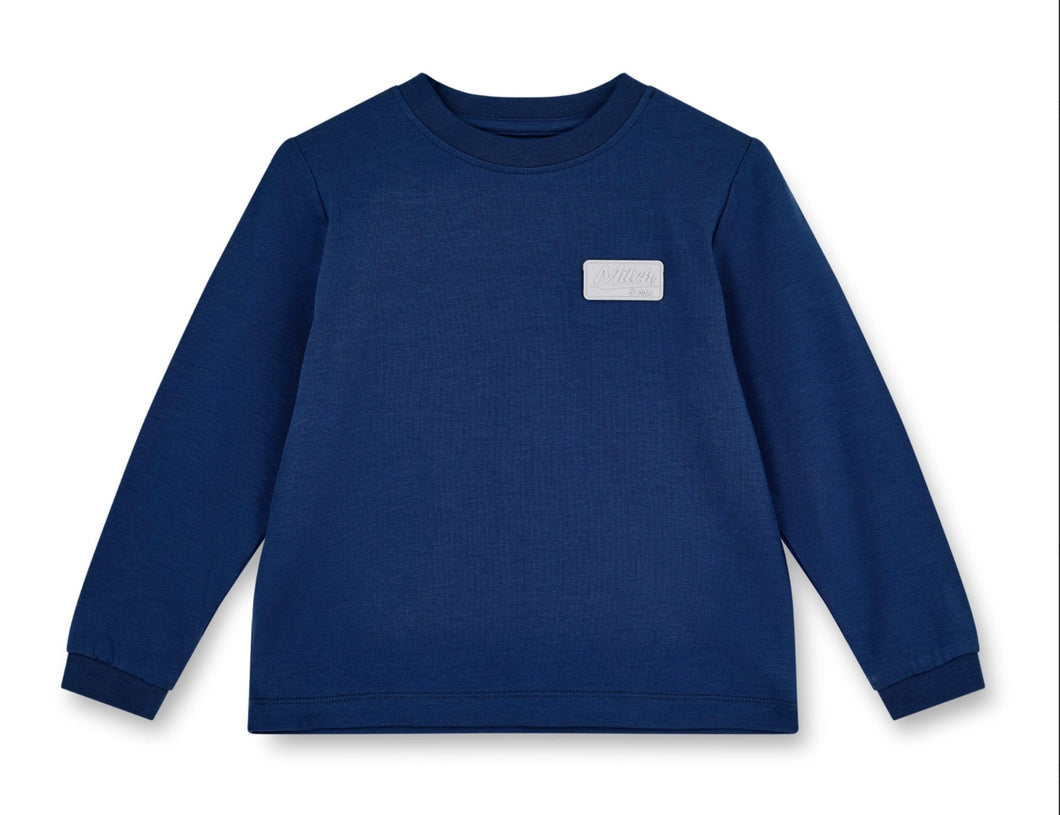 Mitch & Son AW25 Long Sleeved T-Shirt 522 Kane Navy
