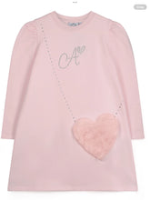 Load image into Gallery viewer, ADee AW26 Alyssa Fur Handbag Dress 704 Pale Pink