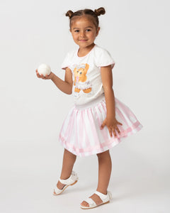 Caramelo SS24 Teddy Bear Tennis Skirt Set 0122121 Pink