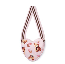 Load image into Gallery viewer, ADee AW25 Bear Print Heart Bag 920 Louise Pink Fairy