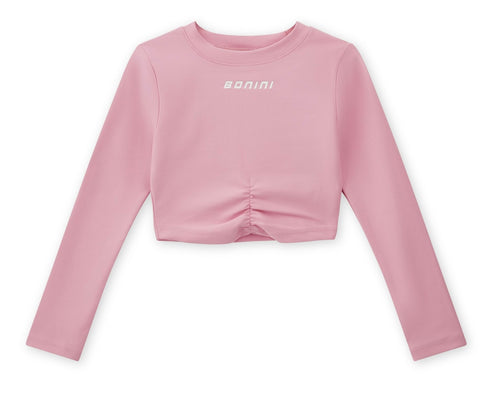 Bonini AW25 Long Sleeve Sport Top Peony Pink Aspire 009