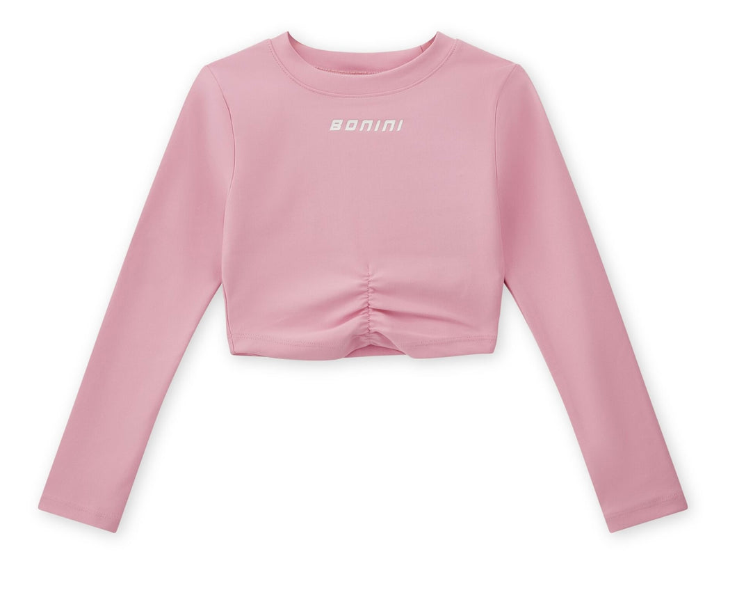 Bonini AW25 Long Sleeve Sport Top Peony Pink Aspire 009