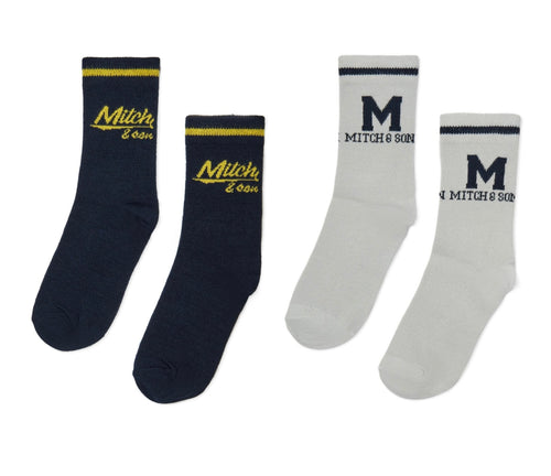 Mitch & Son AW25 2 Pack of Socks Kylo 519 Navy