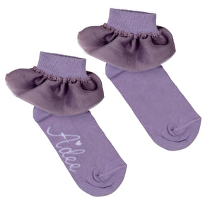 ADee SS24 Tulle Ankle Sock Nova 916 Lilac