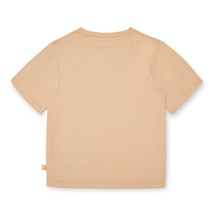 Mitch & Son Junior AW25 Logo T-Shirt 613 Laird Latte Beige