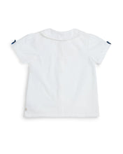 Load image into Gallery viewer, Caramelo school wear 349790 school shirt with navy bows