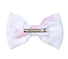 Load image into Gallery viewer, ADee SS26 Rosslyn Bow &amp; Stripes Print Hairclip 907 Bright White