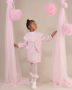 Caramelo Kids AW25 Pink Sweat Dress 342198