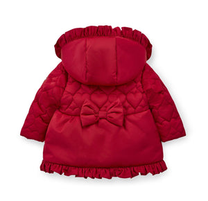 Little A AW25 Heart Embroidery Puff Hooded Jacket Kaia 401