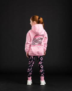 Bonini AW25 Oversized Hoodie 303 Peony Pink Sparkle