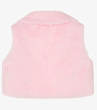 Load image into Gallery viewer, Caramelo AW25 Soft Faux Fur Gilet Pink 342257
