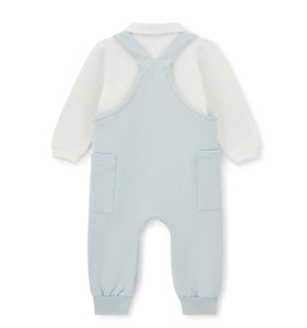 Mitch & Son AW25 Dungaree Polo Set 706 Marshall Sky Blue