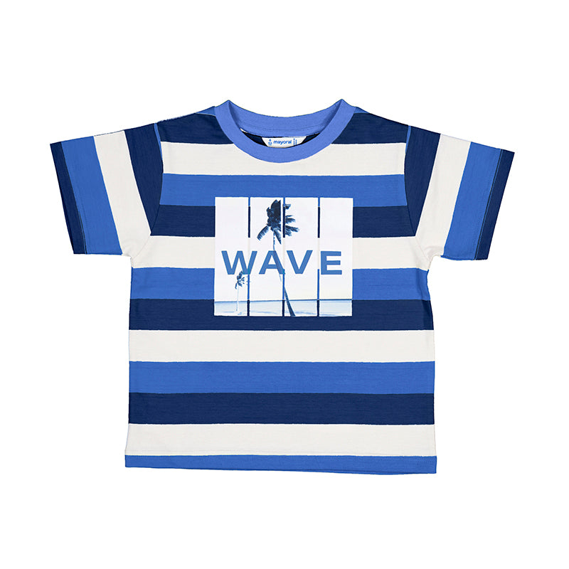Mayoral SS24 Mini Boy Stripes s/s t-shirt Style: 24-03019-024