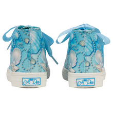 Load image into Gallery viewer, ADee SS24 Printed Canvas High Top Jazzy ARUBA blue