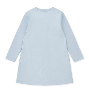 ADee AW25 Handbag Sweat Dress Powder Blue 714 Lotus