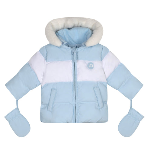 Mini Mitch & Son AW24 Padded Jacket Dan 701 Pale Blue