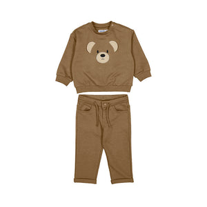Mayoral AW25  Baby Boys Set Long Trousers 2597 caramel