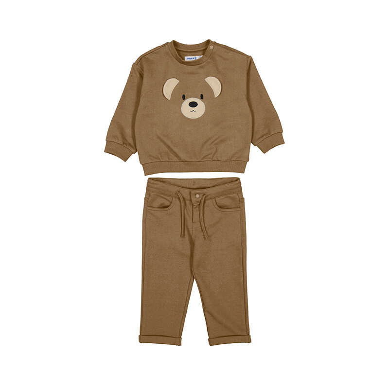 Mayoral AW25  Baby Boys Set Long Trousers 2597 caramel