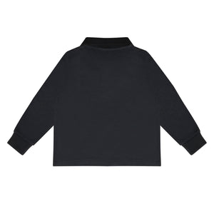 Mitch & Son Junior AW24 Taped POLO Top 616 Clayton Dark Grey