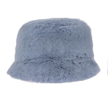 Load image into Gallery viewer, ADee AW24 Faux Fur Bucket Hat 909 Paloma Iced Blue