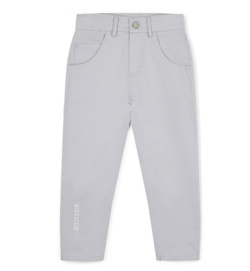 Mitch & Son AW25 Twill Trouser Jett 517 Twill Trouser Grey Mist