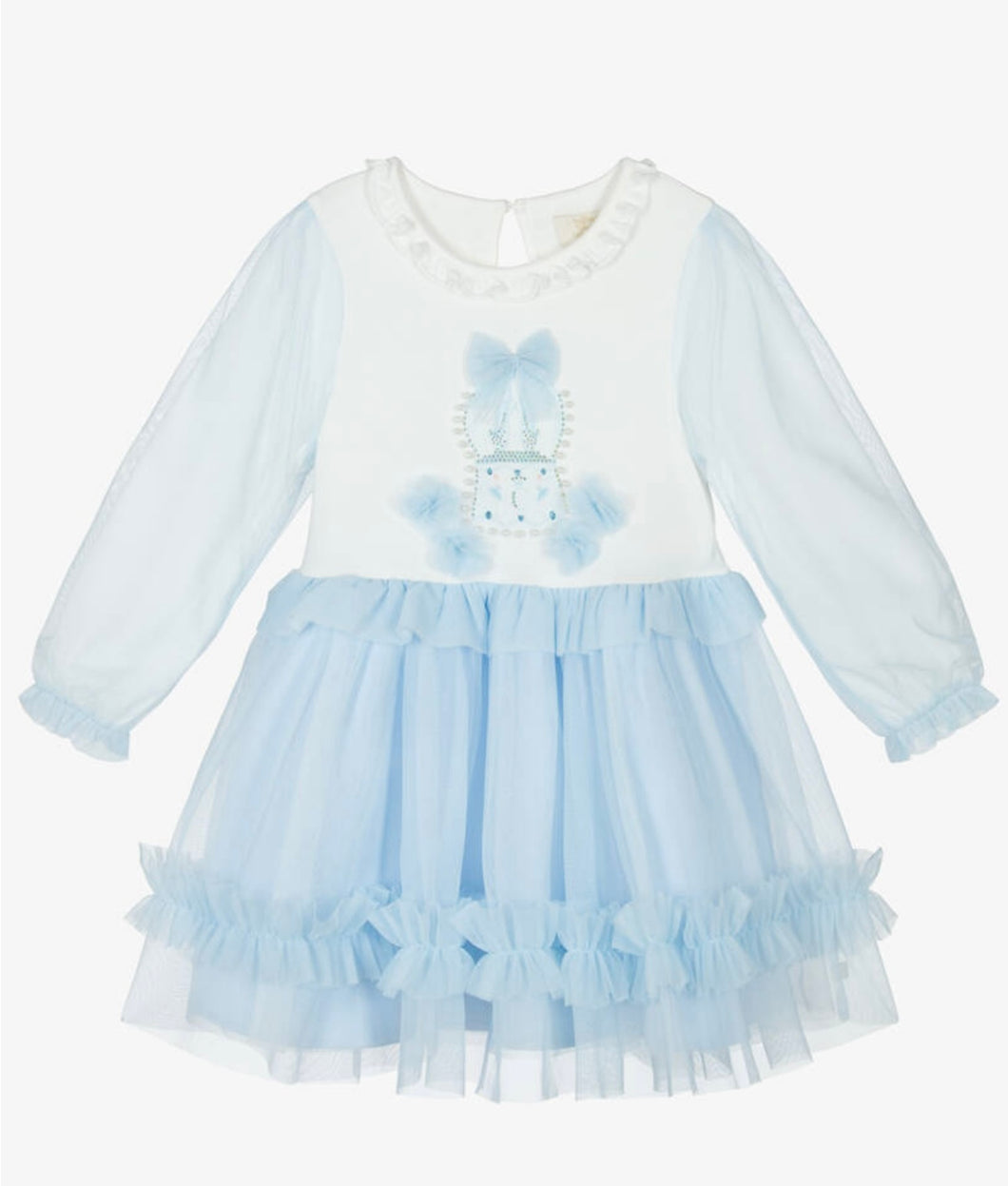 Caramelo Kids AW25 Graphic Dress Sky 3421103