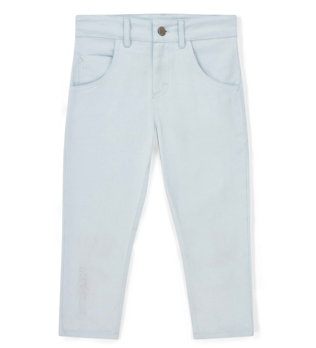 Mitch & Son AW25 Twill Trouser Jett 418 Sky Blue