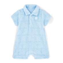 Load image into Gallery viewer, Mini Mitch SS26 Nicholas Towelling Romper 007 Miami Mint