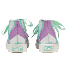 Load image into Gallery viewer, ADee SS24 Printed Canvas High Top Jazzy Lilac 102