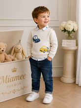 Load image into Gallery viewer, Mayoral AW26 Baby Boy  Sweater Shirt &amp; Jeans 2547, 2110, 2371