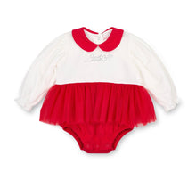 Load image into Gallery viewer, Little A AW25 Tulle Romper 411 Kimberly Red