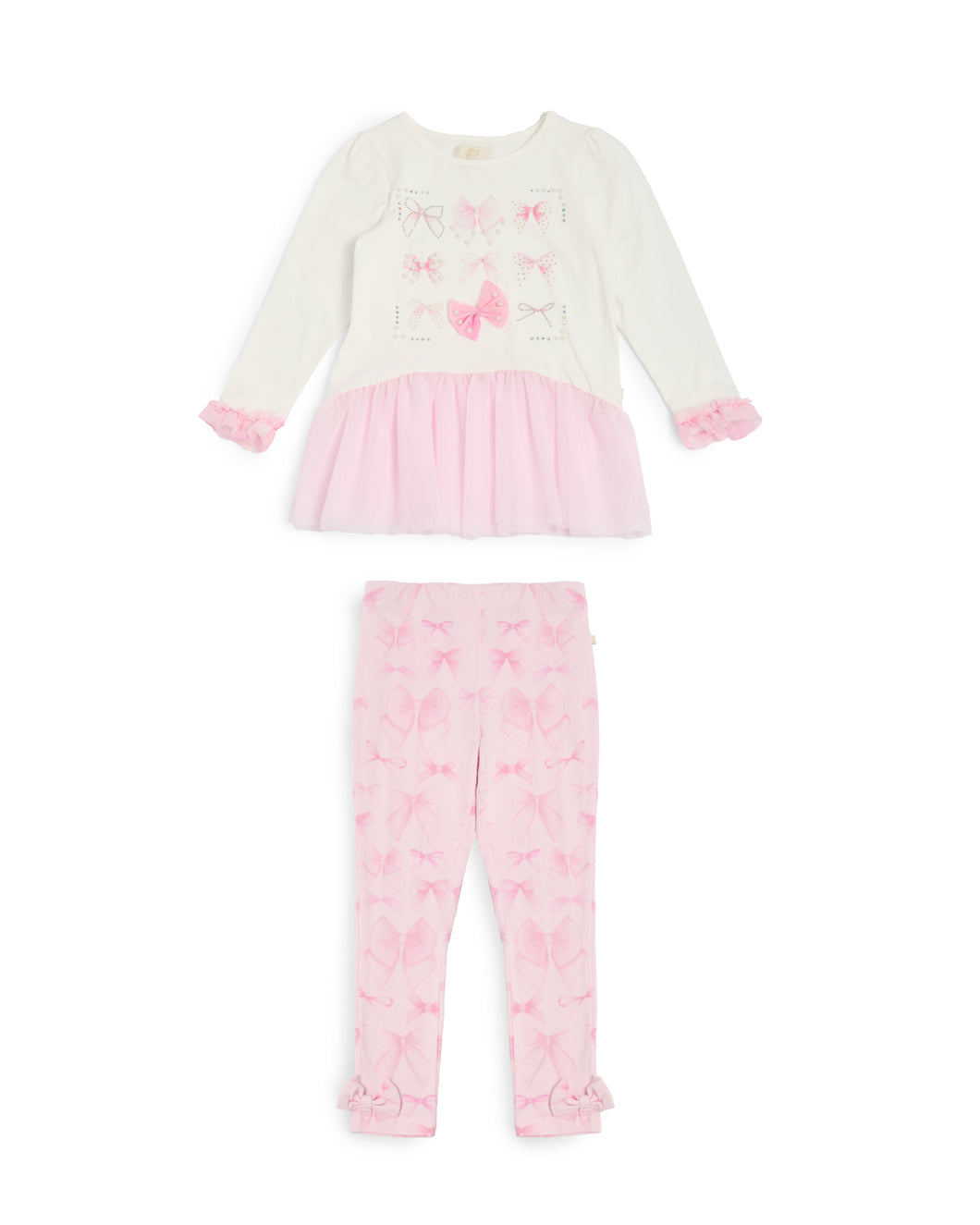 Caramelo Kids AW25 Pretty in Print Legging Set 3498104 Pink