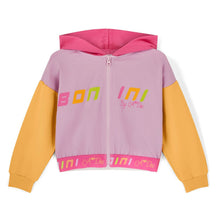 Load image into Gallery viewer, Bonini SS26 Colourblock Logo Zipper 611 Vibe Lilac Bloom
