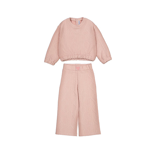 Mayoral AW25 Mini Girls Padded Tracksuit 4896 Nude