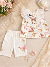 Load image into Gallery viewer, Daga ss26 tulle detailed top and cycling short set
