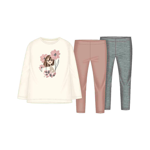 Mayoral AW25 3 Piece Legging Set Makeup 4724