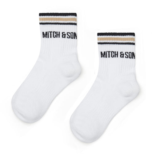 Mitch & Son AW25 618 Snow White Lawson Sport Sock