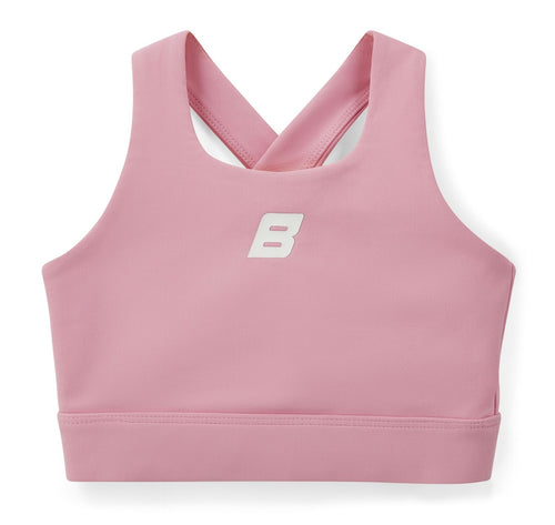 Bonini AW25 Crop Sport Top Peony Pink Aspire 004