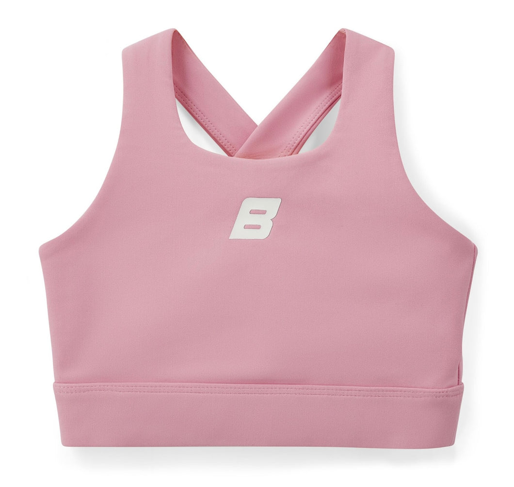 Bonini AW25 Crop Sport Top Peony Pink Aspire 004